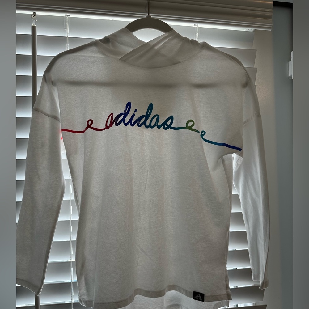 Girl’s Adidas Hooded Shirt - Like New